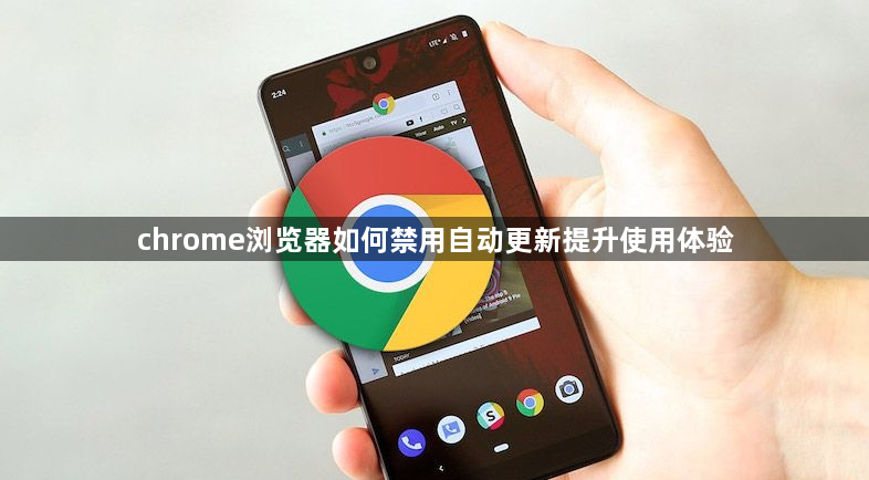 chrome浏览器如何禁用自动更新提升使用体验1