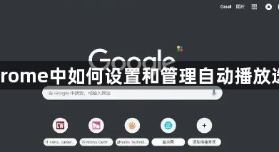 Chrome中如何设置和管理自动播放选项1