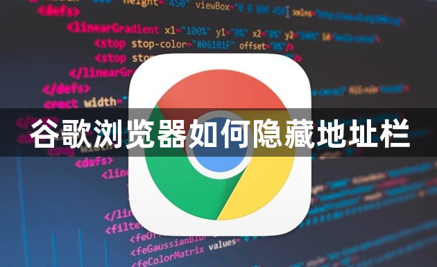 谷歌浏览器如何隐藏地址栏1