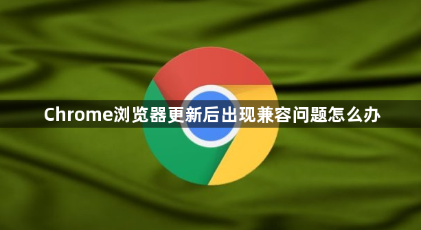 Chrome浏览器更新后出现兼容问题怎么办1