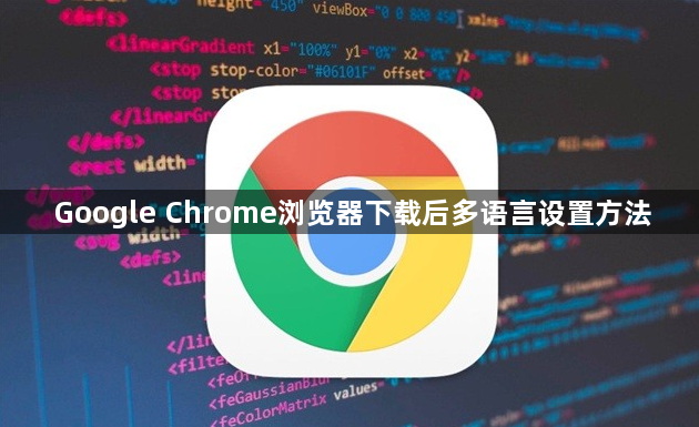 Google Chrome浏览器下载后多语言设置方法1