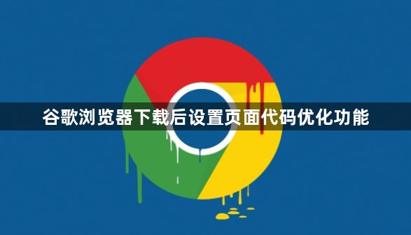 谷歌浏览器下载后设置页面代码优化功能1
