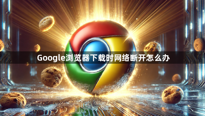 Google浏览器下载时网络断开怎么办1