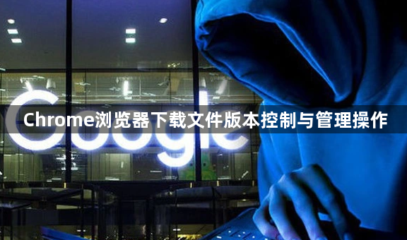 Chrome浏览器下载文件版本控制与管理操作1