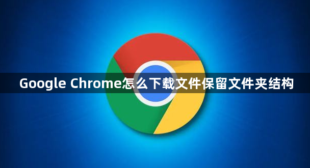 Google Chrome怎么下载文件保留文件夹结构1