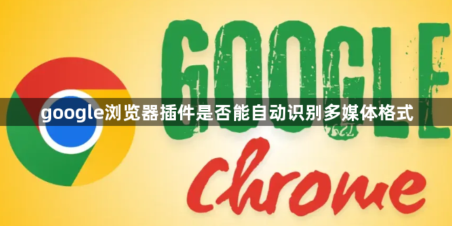 google浏览器插件是否能自动识别多媒体格式1