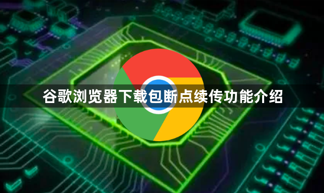 谷歌浏览器下载包断点续传功能介绍1