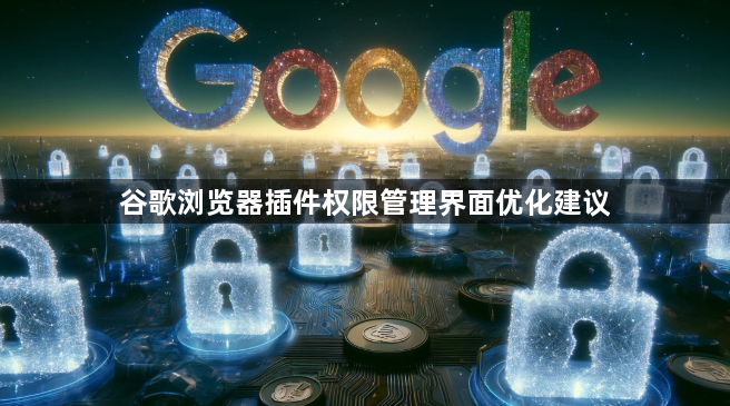 谷歌浏览器插件权限管理界面优化建议1