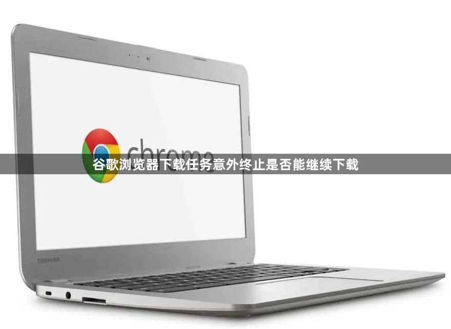 谷歌浏览器下载任务意外终止是否能继续下载1