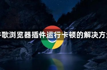 谷歌浏览器插件运行卡顿的解决方法1