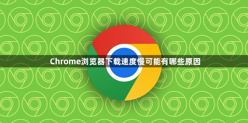 Chrome浏览器下载速度慢可能有哪些原因1