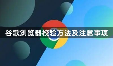 谷歌浏览器校验方法及注意事项1
