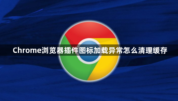 Chrome浏览器插件图标加载异常怎么清理缓存1