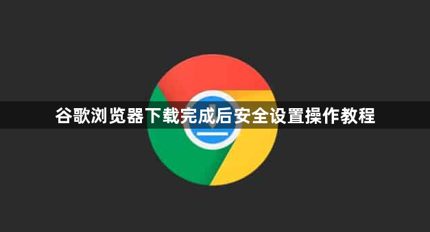 谷歌浏览器下载完成后安全设置操作教程1
