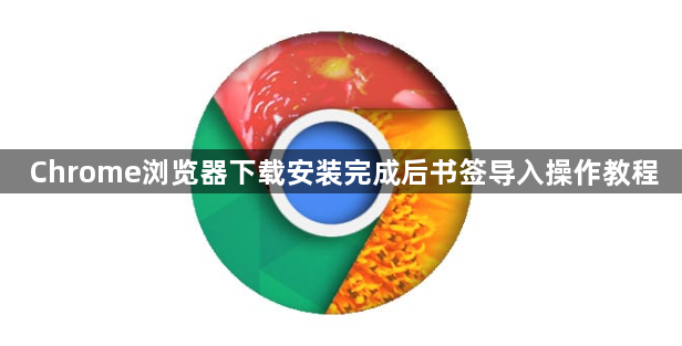 Chrome浏览器下载安装完成后书签导入操作教程1