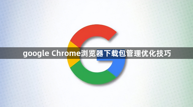 google Chrome浏览器下载包管理优化技巧1