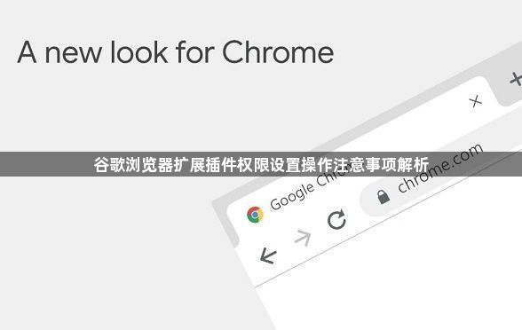 谷歌浏览器扩展插件权限设置操作注意事项解析1