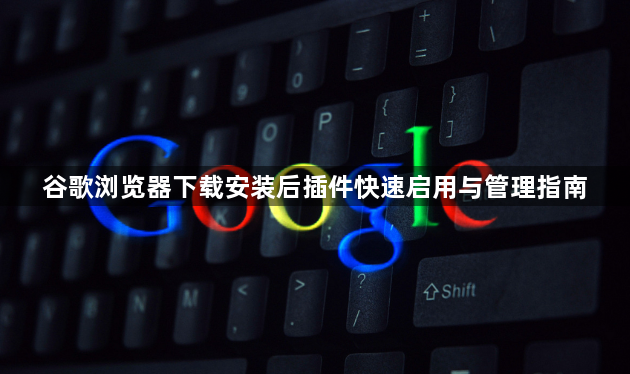 谷歌浏览器下载安装后插件快速启用与管理指南1