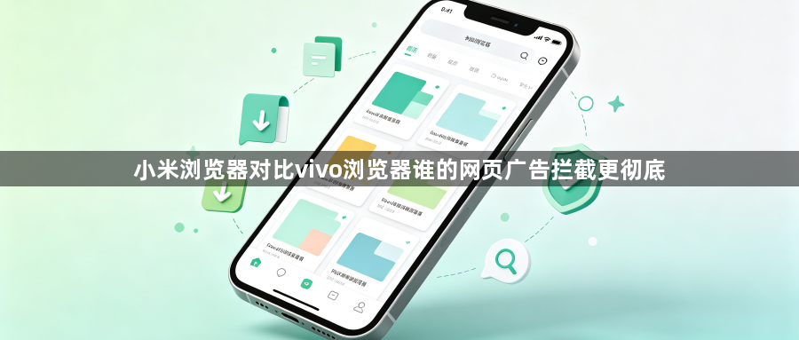 小米浏览器对比vivo浏览器谁的网页广告拦截更彻底1
