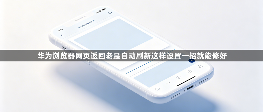 华为浏览器网页返回老是自动刷新这样设置一招就能修好1