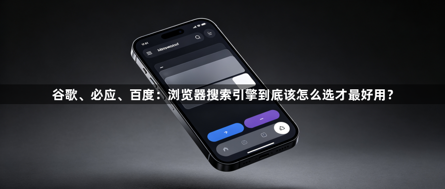 谷歌、必应、百度：浏览器搜索引擎到底该怎么选才最好用？1