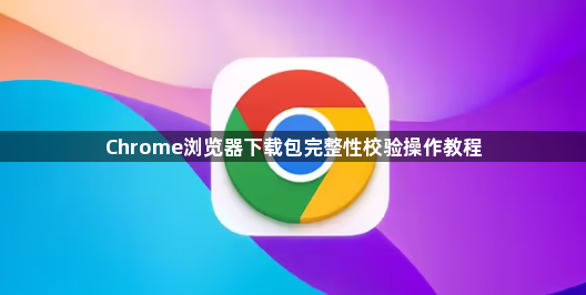 Chrome浏览器下载包完整性校验操作教程1