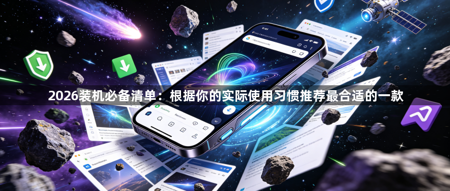 2026装机必备清单：根据你的实际使用习惯推荐最合适的一款1