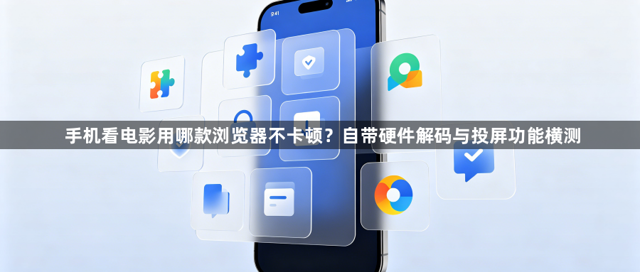 手机看电影用哪款浏览器不卡顿？自带硬件解码与投屏功能横测1