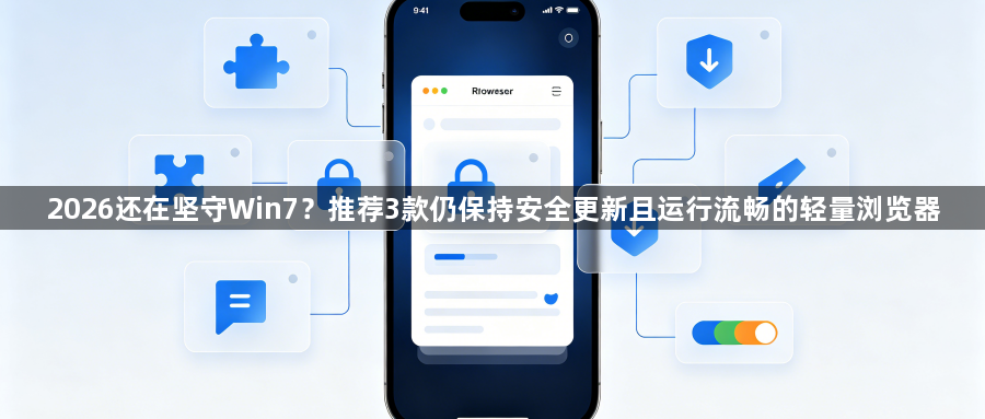 2026还在坚守Win7？推荐3款仍保持安全更新且运行流畅的轻量浏览器1