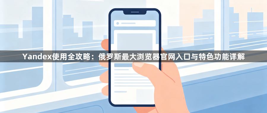 Yandex使用全攻略:俄罗斯最大浏览器官网入口与特色功能详解1