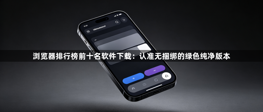 浏览器排行榜前十名软件下载：认准无捆绑的绿色纯净版本1